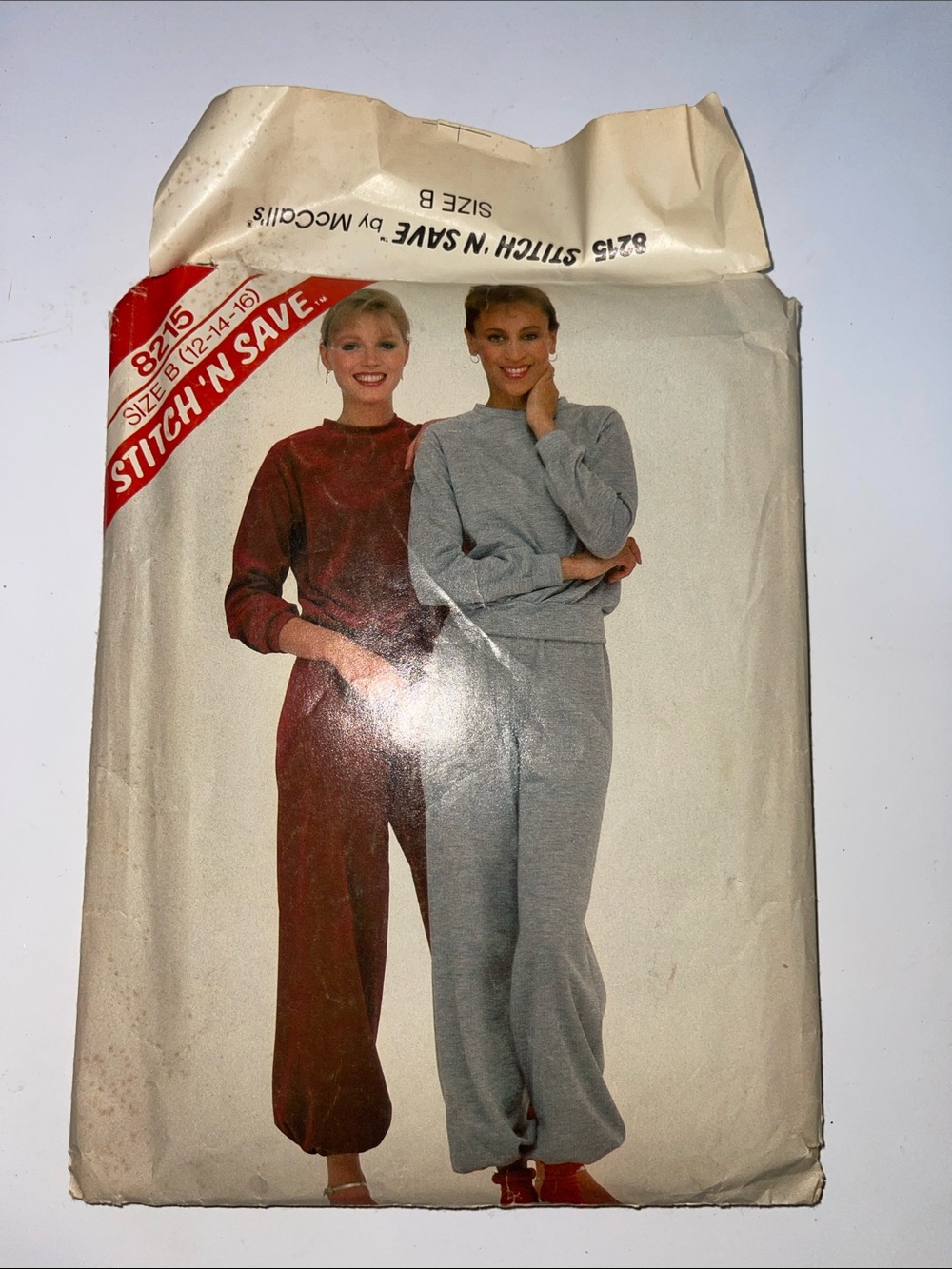 5/$25 McCall's Women's Track Pants Sewing Pattern - Gray & Burgundy Options - Picture 5 of 7